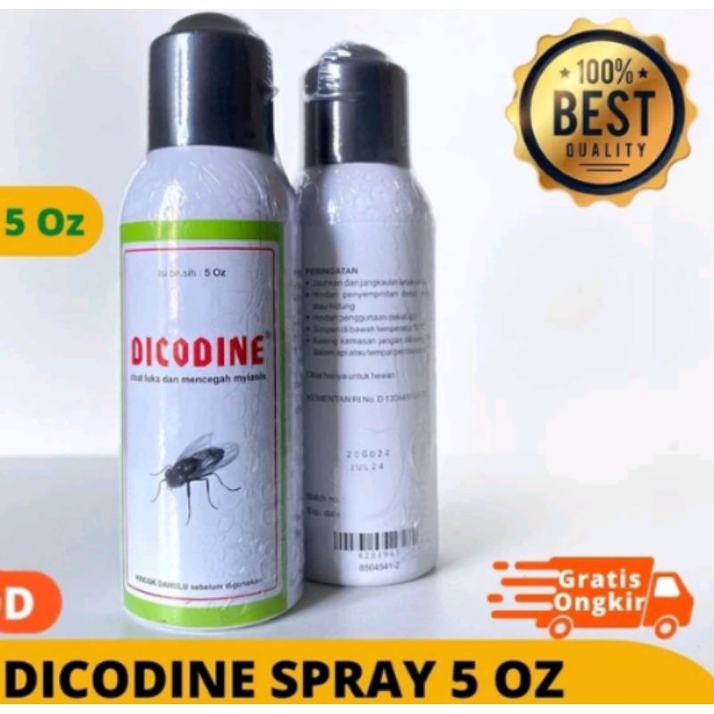 Dicodine Gusanex Mini Spray Obat Luka Anti Lalat Belatungan Anti Myiasis Untuk Domba Kuda Kambing Sa