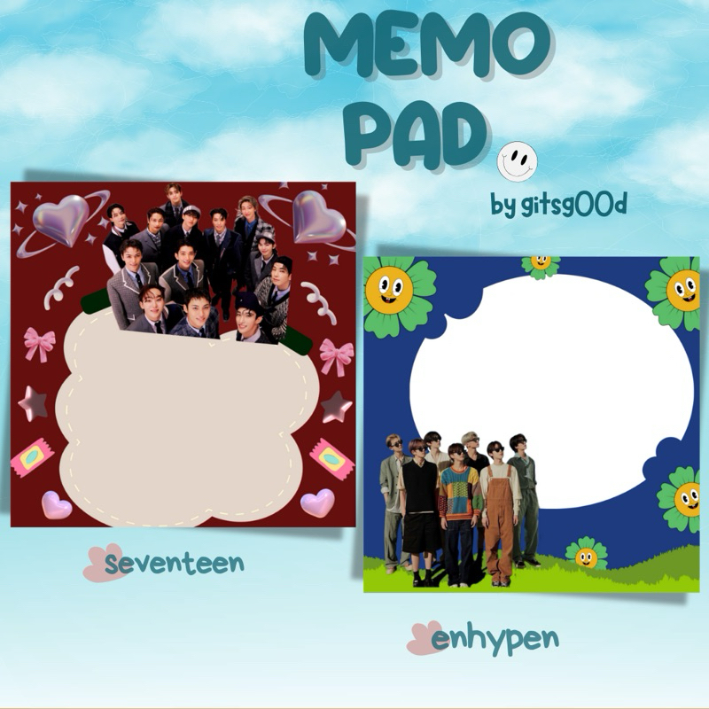 

MEMOPAD SEVENTEEN | MEMOPAD ENHYPEN