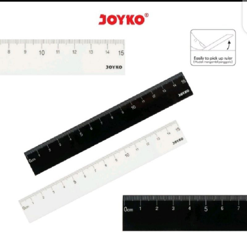 

Penggaris Akrilik joyko RL-302 15cm