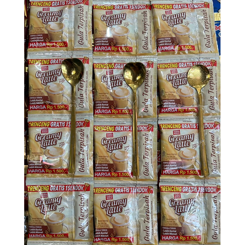 

TORABIKA CREAMY LATTE renceng isi 10 sachet - kopi bubuk 3 in 1