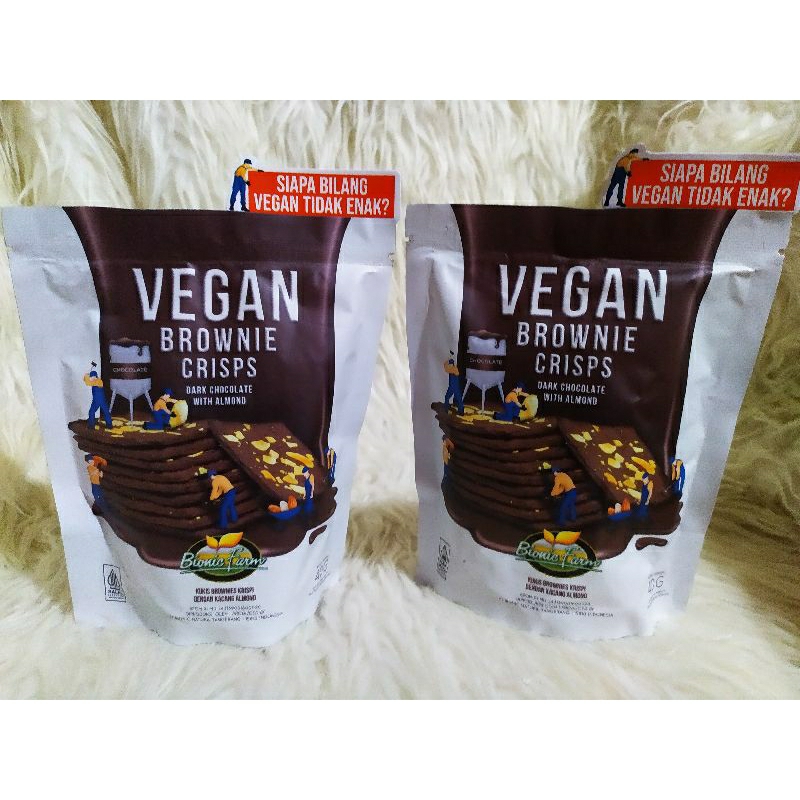 

VEGAN BROWNIES CRISPS DARK CHOCOLATE WITH ALMOND 40 gram