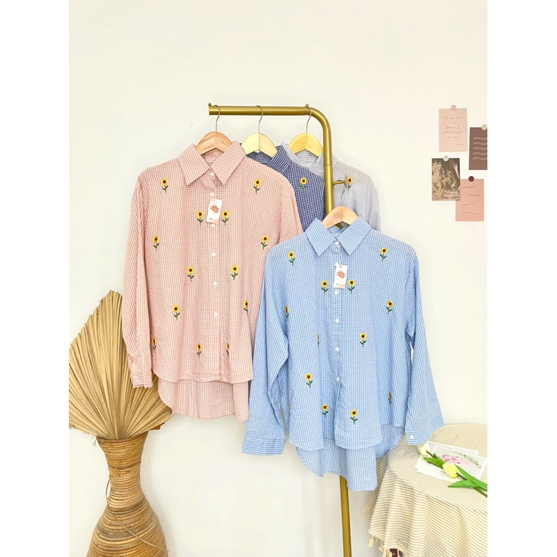 Embroidery Shirt / Kemeja garis - Sunny Shirt