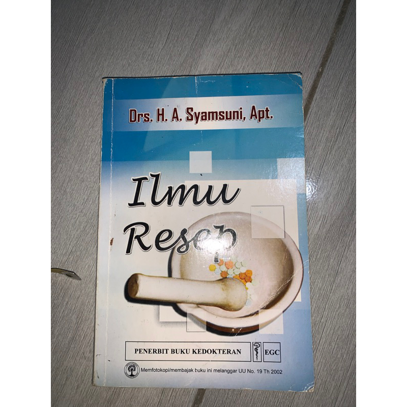 buku farmasi ilmu resep|ilres| buku farmasi bekas | buku kesehatan | buku ilmu resep bekas