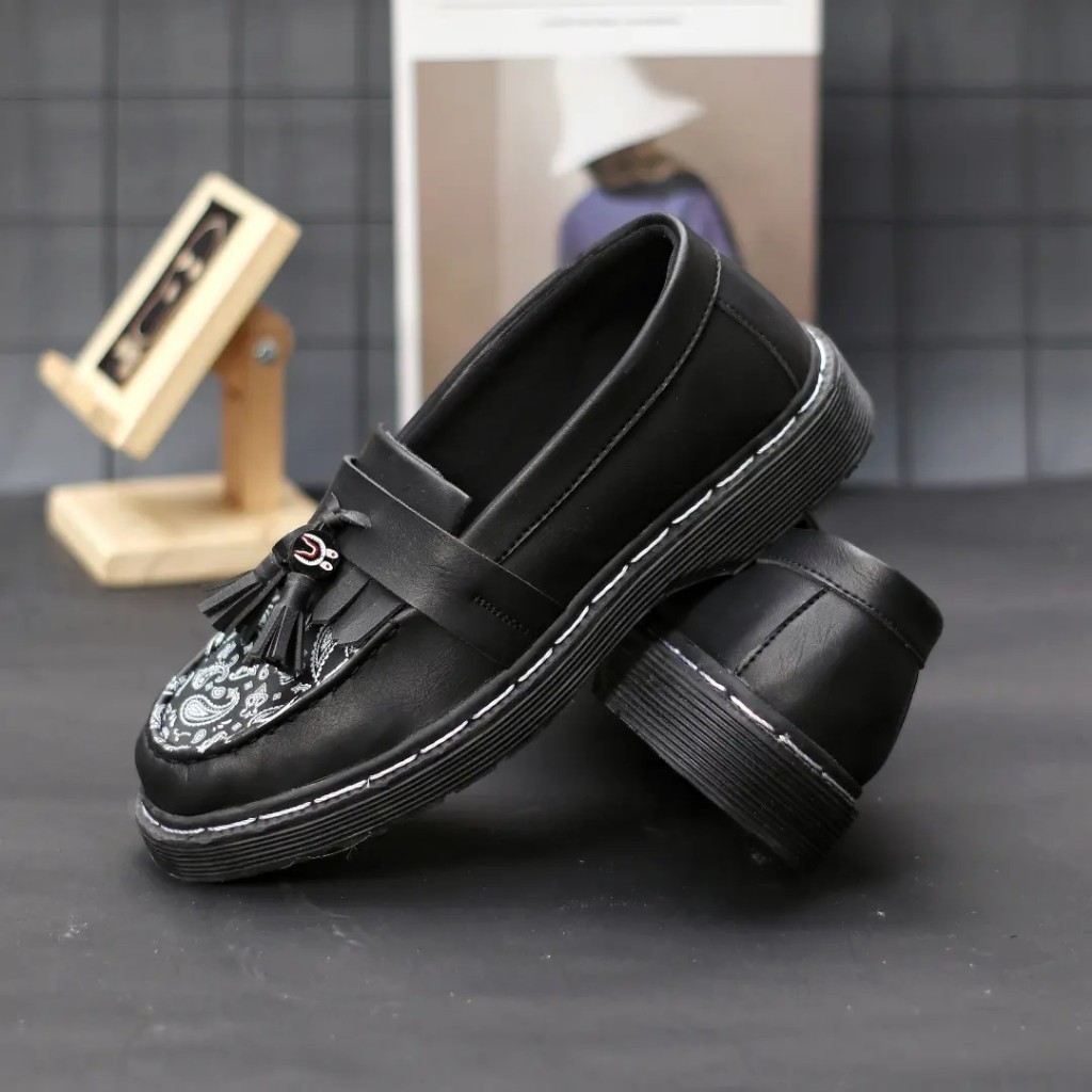 SEPATU FORMAL PRIA SENSE BAPE DOCMART LOAFER KULIT ORIGINAL