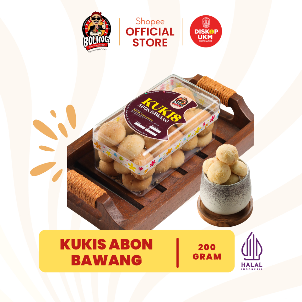 

Kue Kering Abon Bawang Probolinggo 200gr