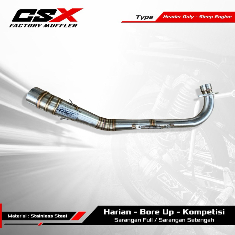 Leher knalpot PNP SLEEP ENGINE / pipa knalpot original CSX factory muffler