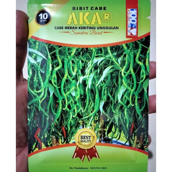 Mau Hemat Cabe AKAR 1 Gram  Benih Cabe Merah Keriting AKAR  CMK AKAR  Bibit Cabe AKAR