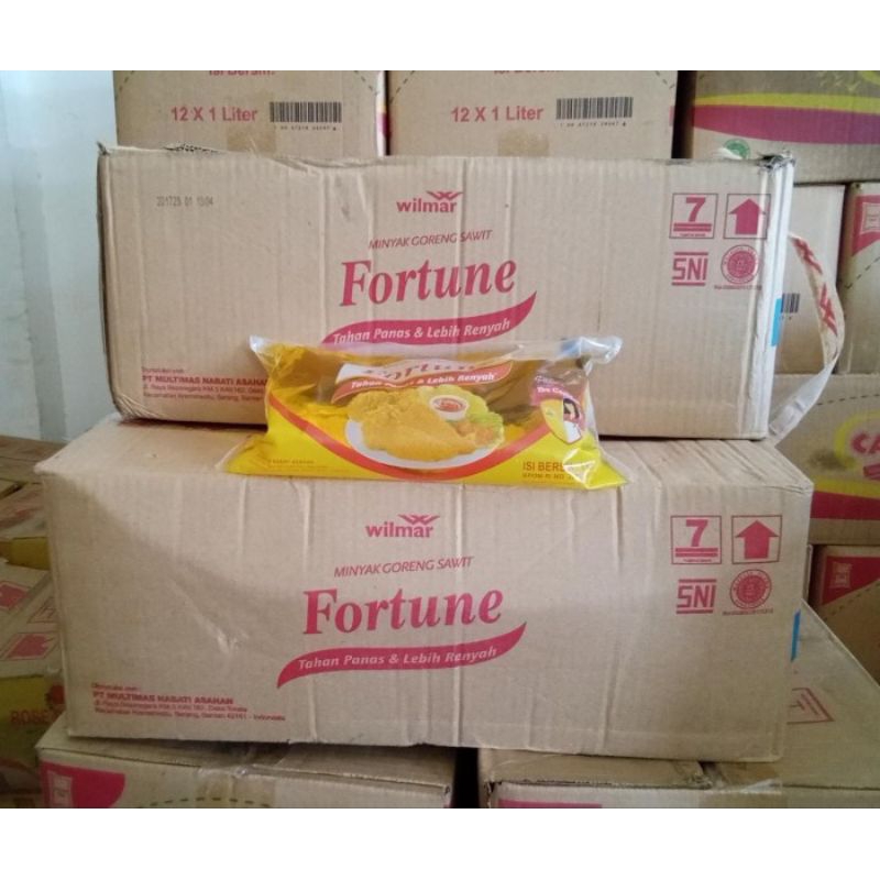 

Minyak Fortune Bantal 1L /karton isi 12 grosir muraah instan