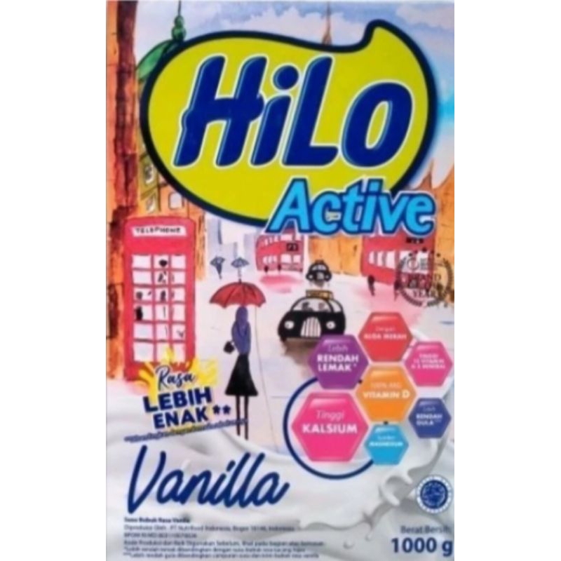 

Hilo Active rasa Vanila uk 1 kg (1000 gr)