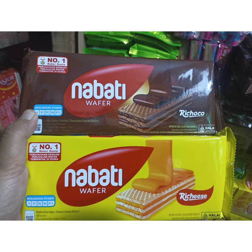 

Nabati Wafer 110gr Coklat & Keju