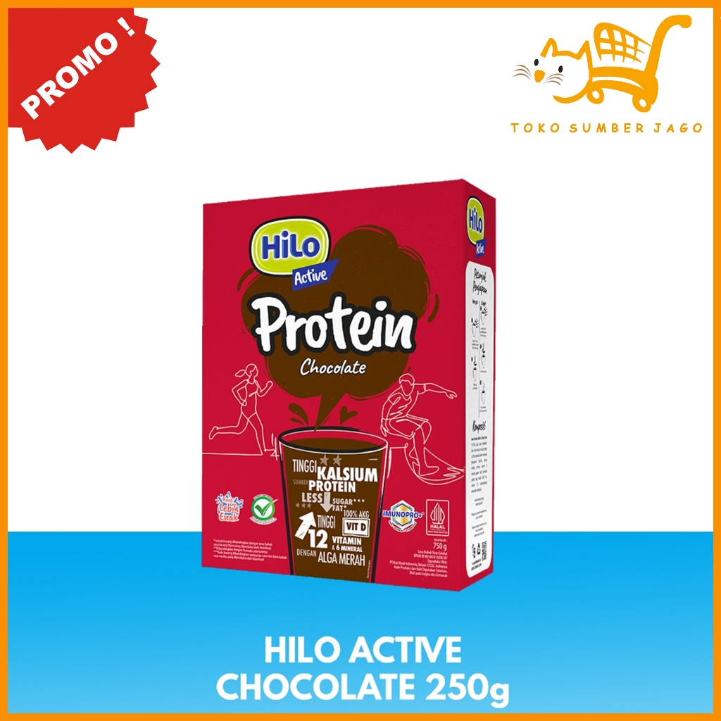 

Hilo Active Chocolate 250gr - Susu Tinggi Kalsium Lebih Rendah Lemak