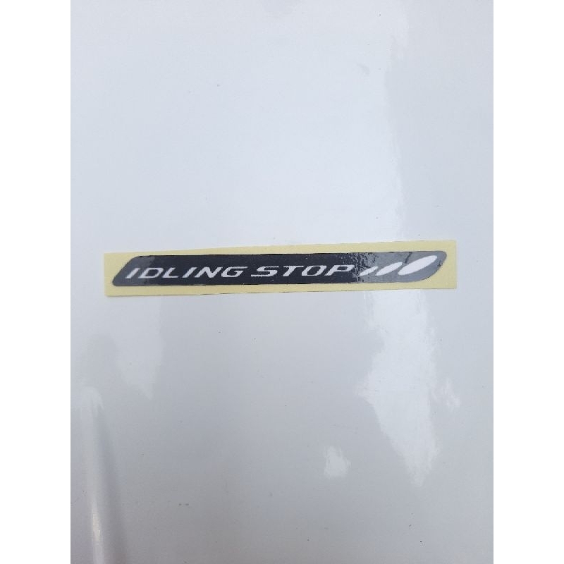 sticker sticker mark idling stop