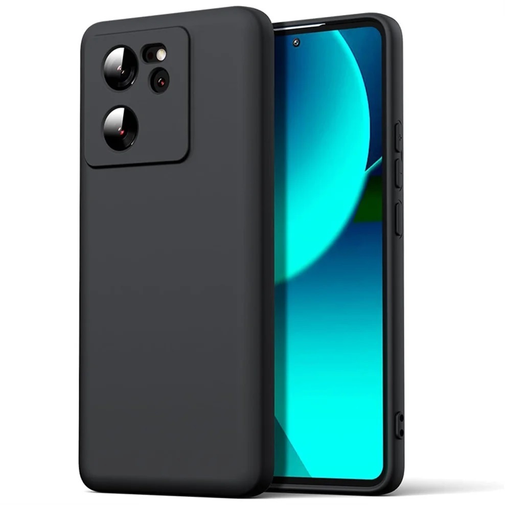 Case Xiaomi 13T Case Softcase BLACK MATTE CAMERA PROTECTION Case Casing Hp Xiaomi 13T