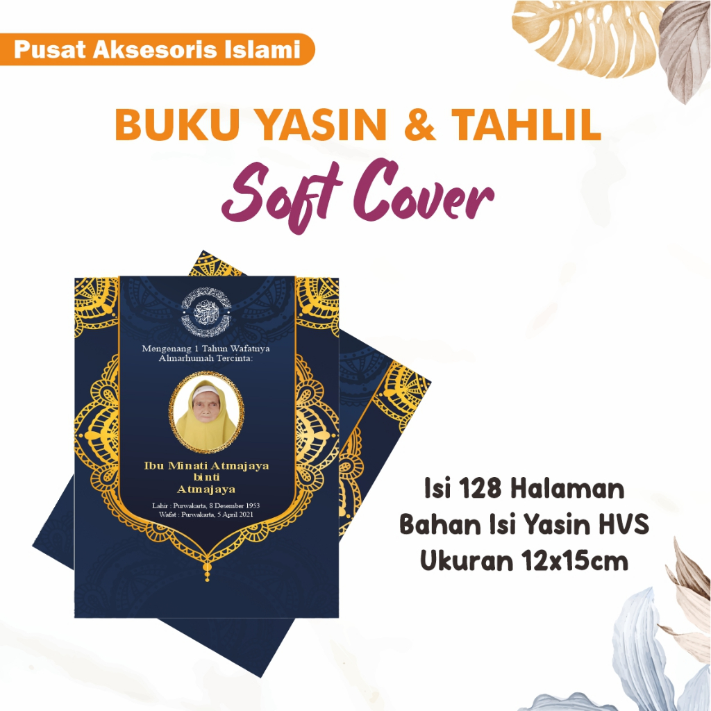 BUKU YASIN SOFT COVER CUSTOM