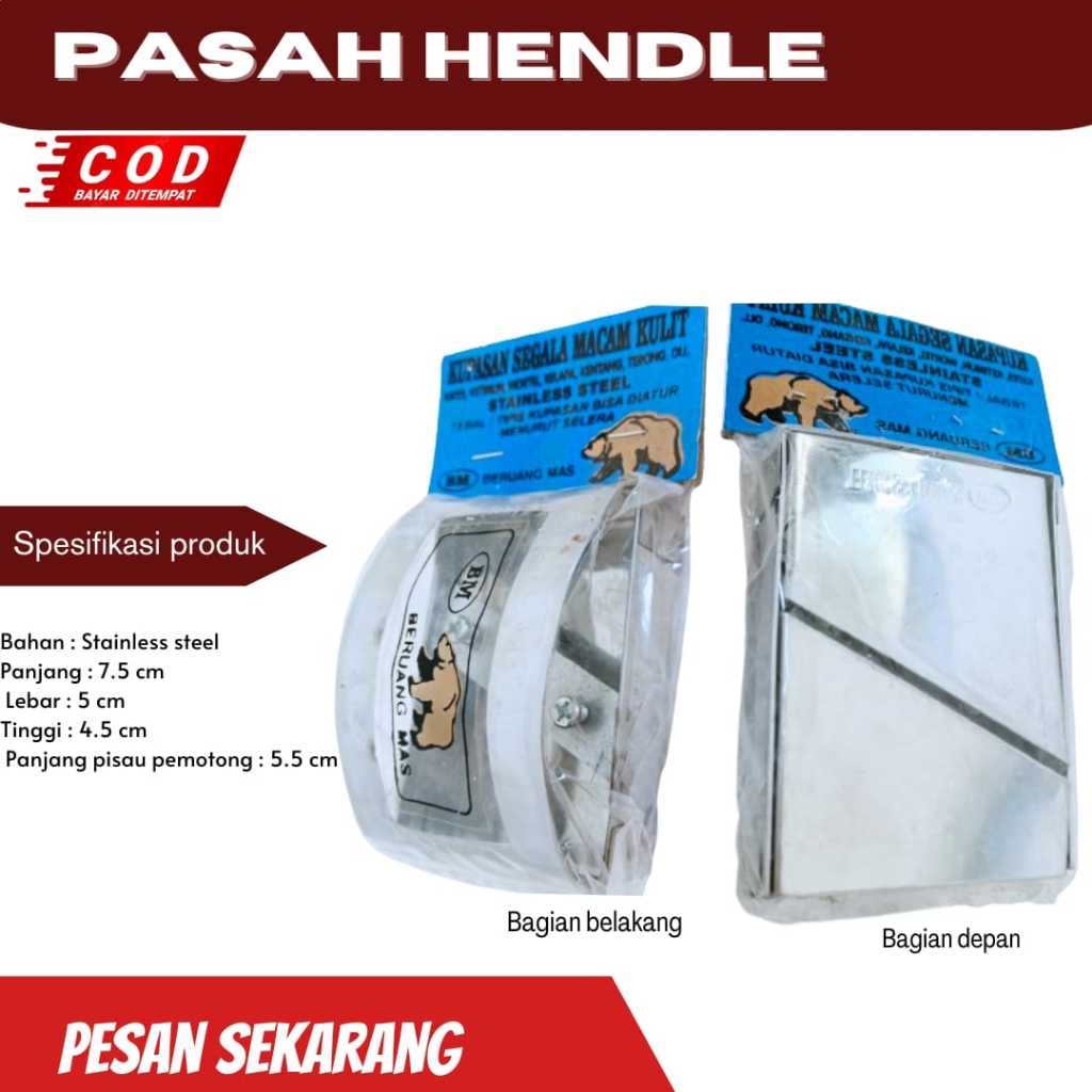 PASAH HENDLE/PASAH SERBAGUNA/PASAH SINGKONG/PASAH KENTANG/PASAH PISANG
