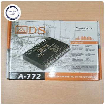 PARAMETRIC EQUALIZER ADS A-772 7 BAND / PREAMP ADS A-772  AD258  AD778EQ / EQUALIZER 7 BAND