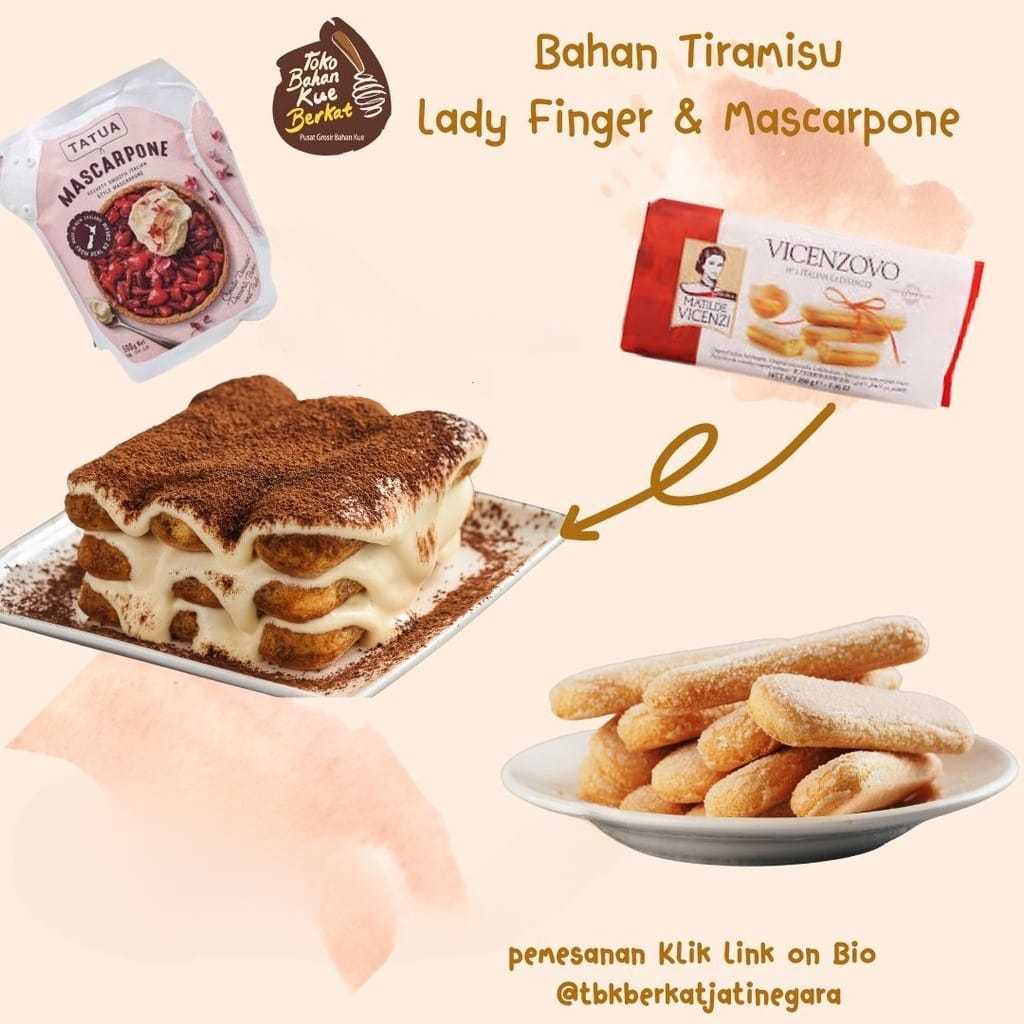 

VICENZI VICENZOVO LADY FINGER 200 GR / LADYFINGER UNTUK TIRAMISU