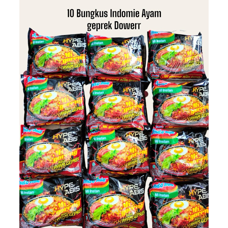 

[Paket 10 bungkus] INDOMIE AYAM GEPREK PEDES NAMPOL MIE INSTAN MURAH