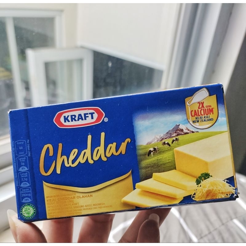 

Keju Kraft Cheddar /Keju Block Kraft 150gr exp 2025