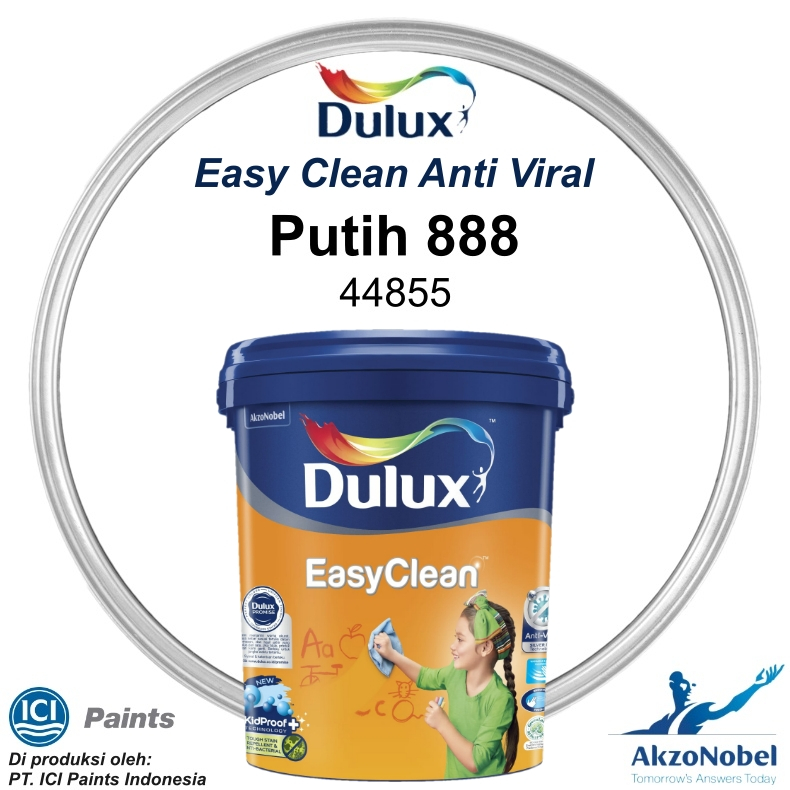CAT DULUX EASY CLEAN 2.5 LT - PUTIH 888 44855
