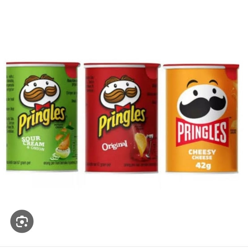 

PRINGLES POTATO CHIPS MINI 42 gram / PRINGLES MINI KERIPIK KENTANG 42gram