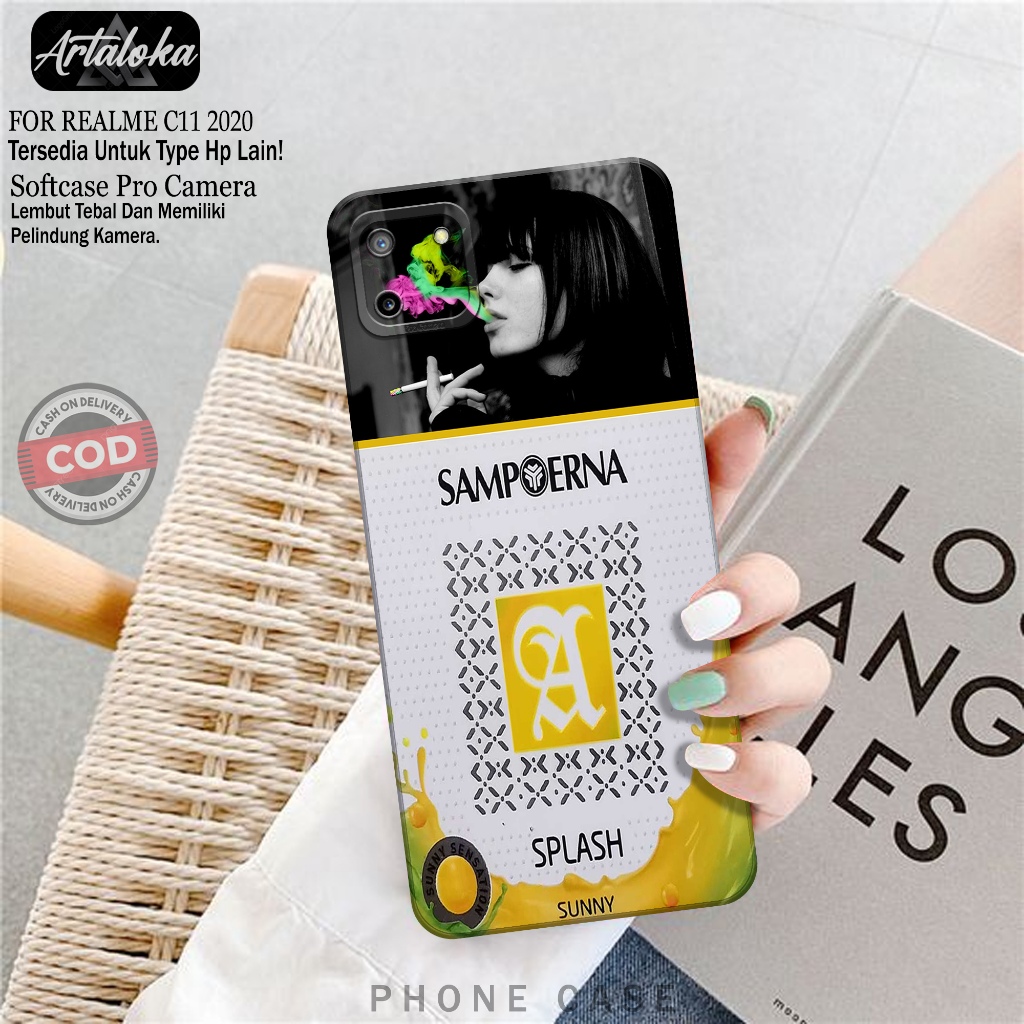 Softcase Hp Realme C11 2020 Fashion Case RK Case Realme C11 2020 Silikon TPU Pro Camera Casing Realm