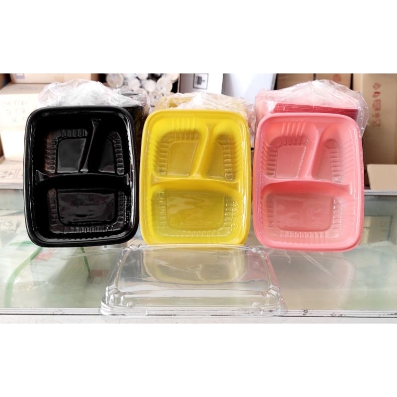 Mika bento Mini sekat 3 isi 50 pcs