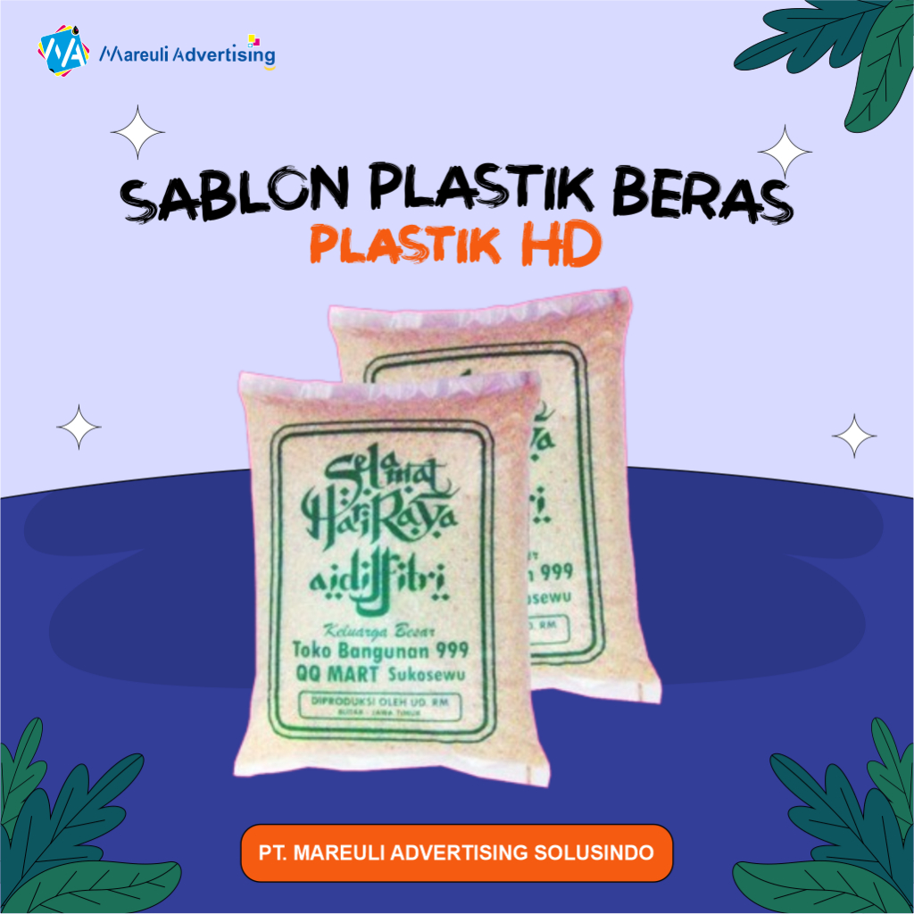 Plastik Beras Sablon Custom