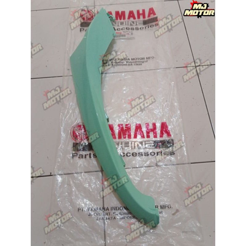 COVER DEK BAWAH SAMPING FINO FI 125 KANAN/KIRI HIJAU TOSCA ORIGINAL YAMAHA BJ8-F837D-00-PN BJ8-F8395