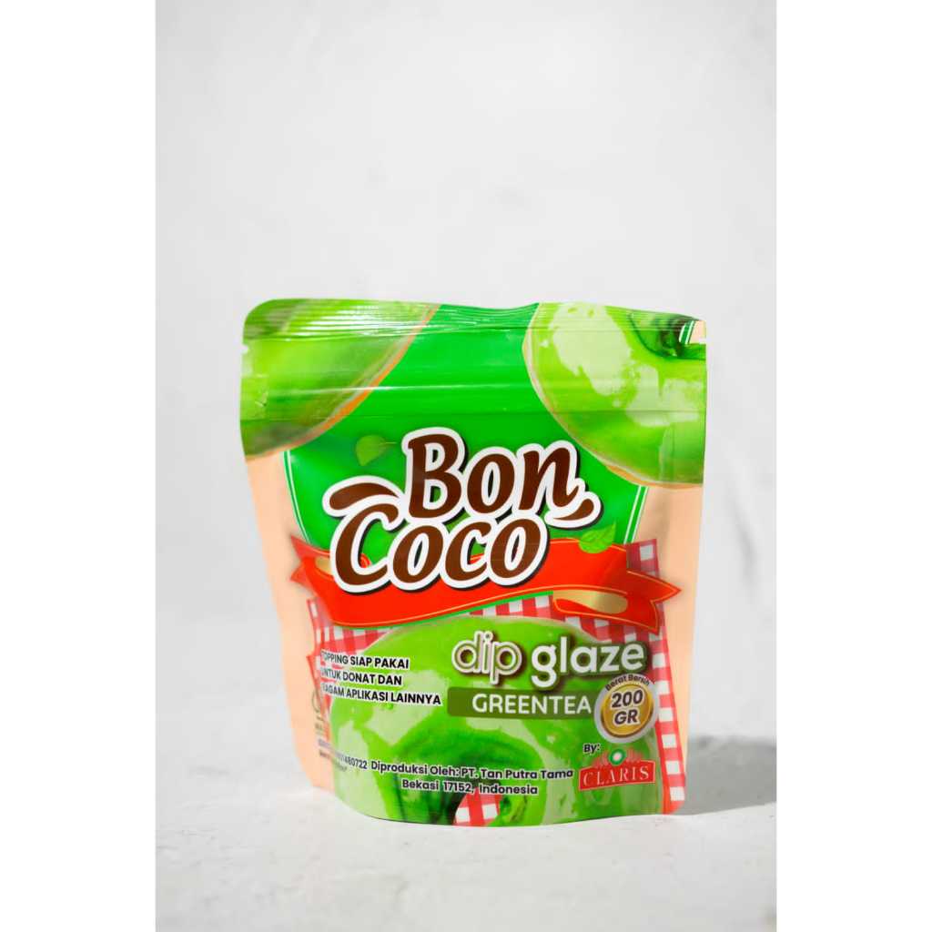 

BONCOCO GLAZE GREENTEA 200GR UNTUK TOPPING CAKE/ROTI/ DONAT & DEKOR