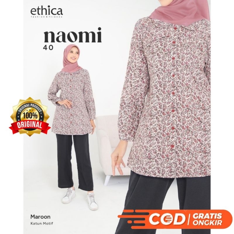 ORIGINAL ETHICA - Tunik Dewasa Terbaru - Tunik Anak Kuliah - Tunik Naomi 40  Tunik Kekinian - Tunik 