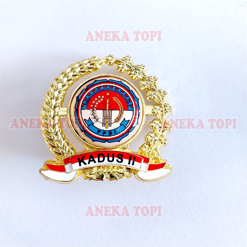 Pin Kadus PPDI Pin Bros Logo PPDI Kadus Pin Kepala Dusun PPDI - Aneka Topi