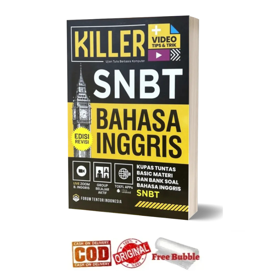 Killer SNBT Bahasa Inggris Buku Soal Bahasa Inggris UTBK