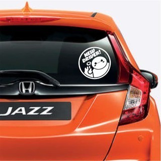 Cutting Sticker Kaca Mobil Baymax New Driver Big Hero Stiker Keren