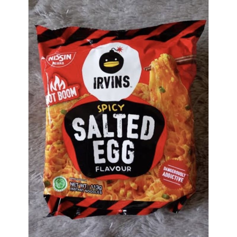 

IRVINS instant Noodle x Nissin salted egg noodle hot boom