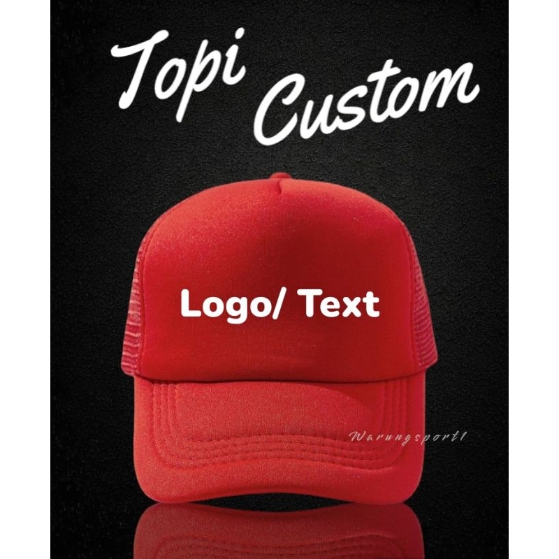 Topi Custom | Topi Jaring Custom | Custom Topi | Design Topi