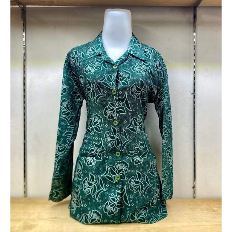 Baju PKK Seragam Wanita – Kemeja Batik PKK Lengan Panjang