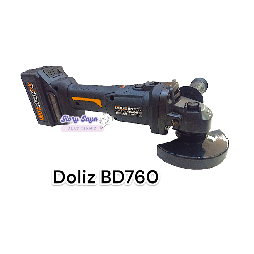Mesin Gerinda Cordless / Gerinda Tangan Baterai BD760 Doliz