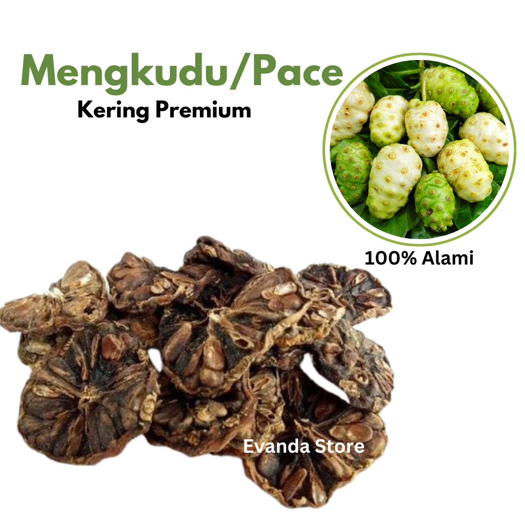 

Pace Kering / Mengkudu Kering Ori Kualitas Premium