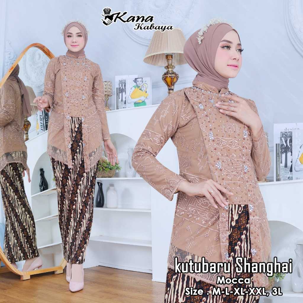 Kutu Baru Hijab Setelan Kebaya Modern Set wisuda kondangan terbaru