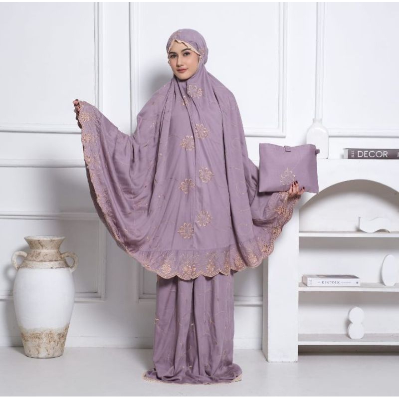 MUKENA GRACELLA DEWASA FULL BORDIR