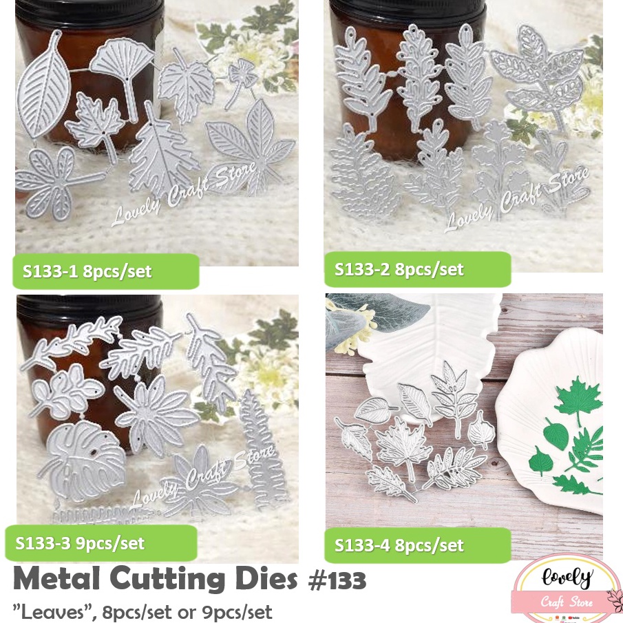 

Metal Cutting Dies 133 Cetakan Stensil Stencil Mold Metal bentuk daun leaf untuk bahan mahar scrapbook cards journal 133 KODE G9E9