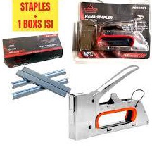 

Paket Rapide Staples Tangan Plus Isi Staples 136 138mm 5 Pcs Gun Tacker Rapide R23 Rapide Gun Staples Jok Tenda Terpal KODE F2F9