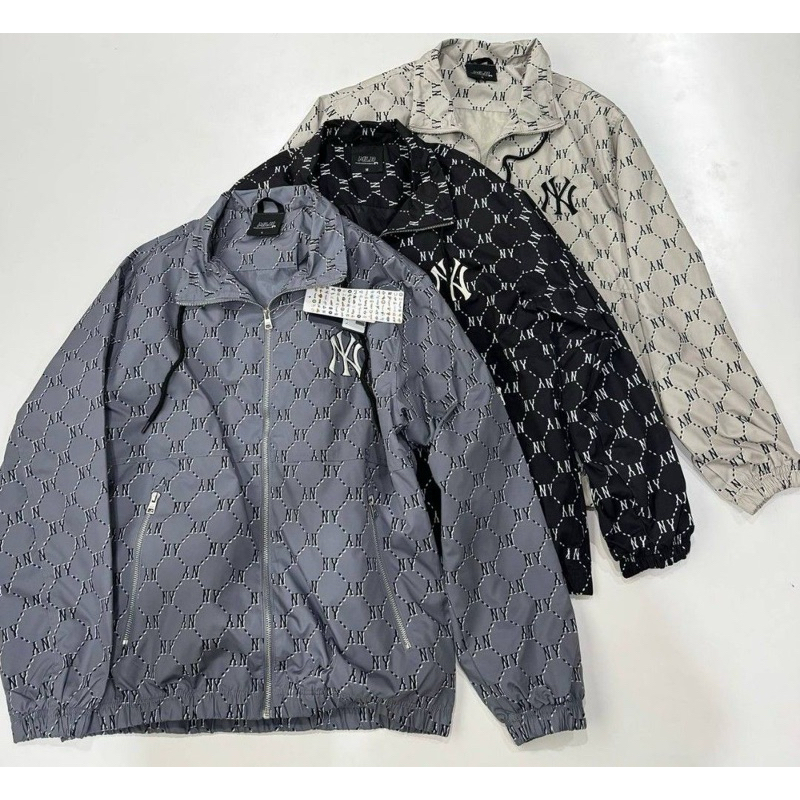 MLB MONOGRAM NY JACKET BOMBER GREY