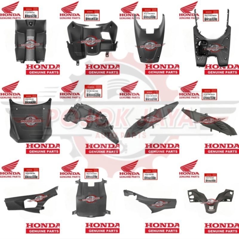Cover body kasar fulset honda Vario 110 Fi Esp stater alus Original