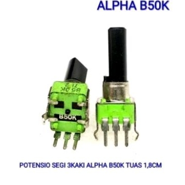 potensio segi ALPHA 3 kaki B50K