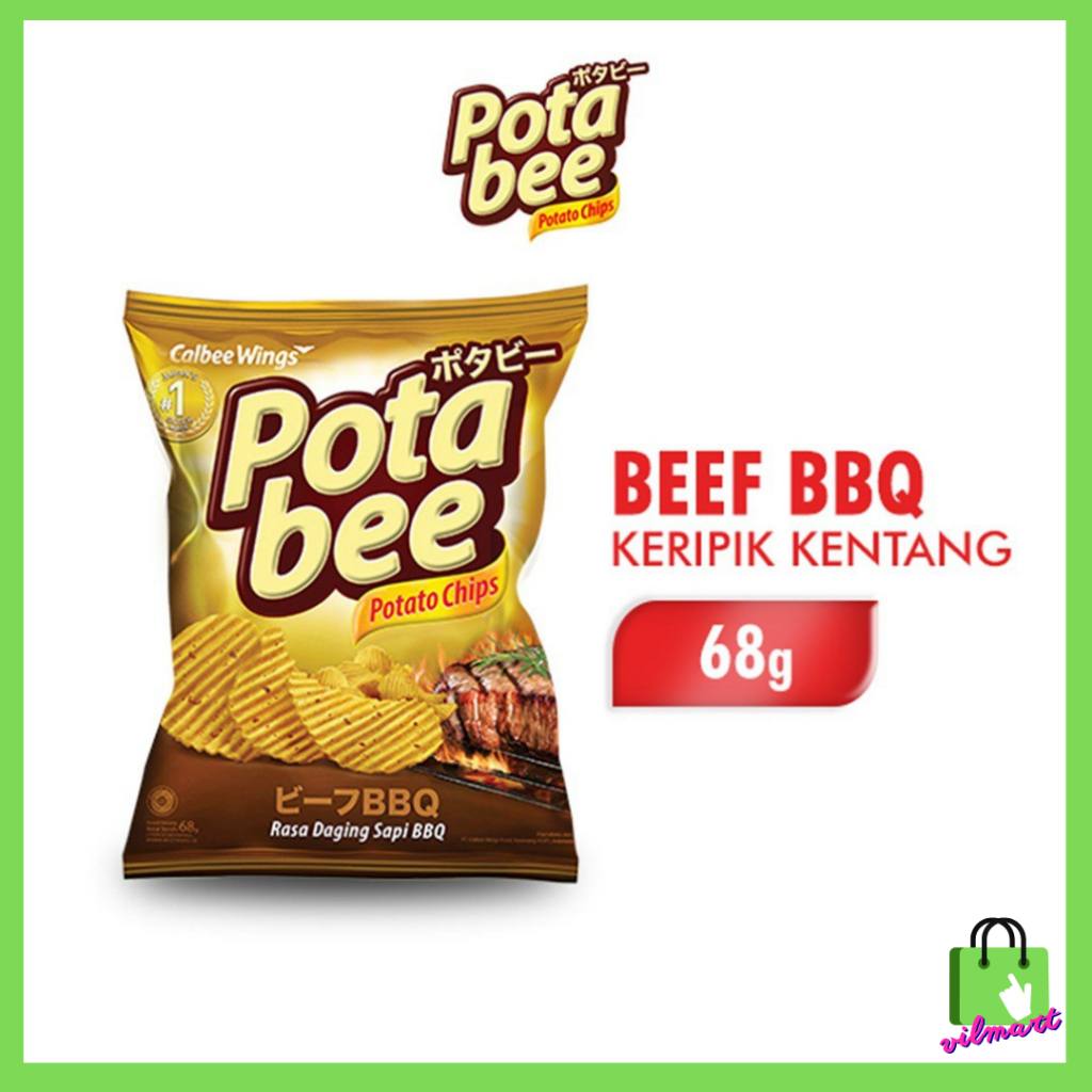 

Potabee Keripik Kentang BBQ Beef 68 gr