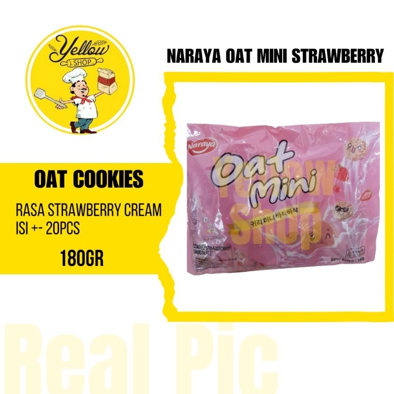 

NARAYA OAT MINI STRAWBERRY 180GR