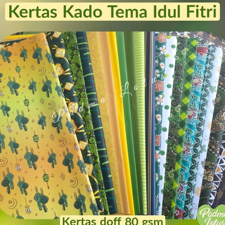 

KP8 Kes kado idul fitri isi 1 lebaran wrapping paper hampers