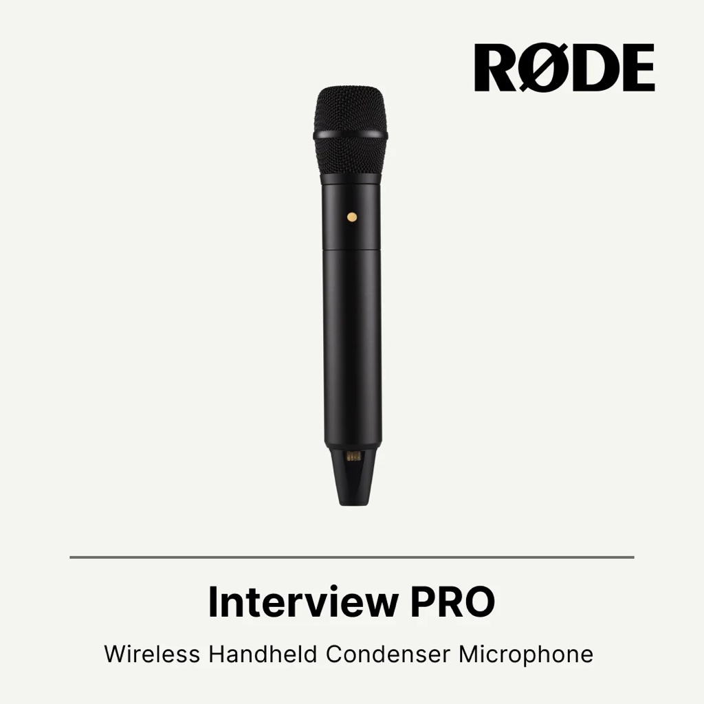 Rode Interview Pro Wireless Handheld Condenser Microphone